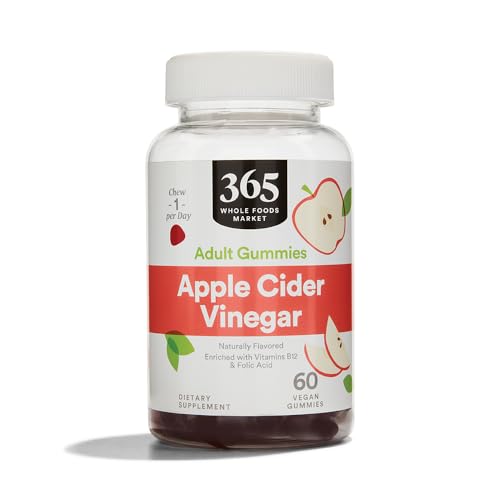365 by Whole Foods Market, Apple Cider Vinegar Gummies, 60 Count
