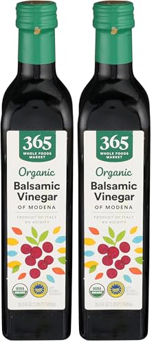 365 by Whole Foods Market, Organic Balsamic Vinegar of Modena, 16.9 Fl Oz (Pack of 2)