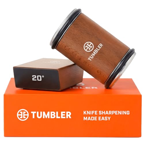 The Original Tumbler Rolling Knife Sharpener™ (Wood)