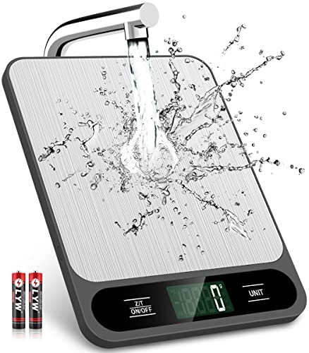 Mik-Nana Food Scale, 10kg/22lb Digital Kitchen Scale Weight Grams and Ounces for Baking Cooking Coffee Package Postage,