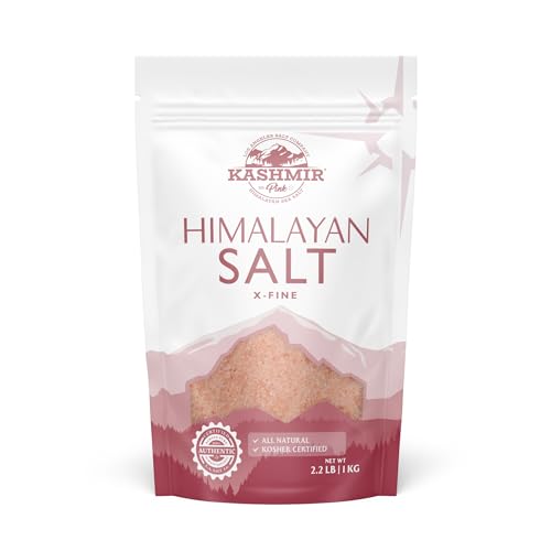 LA SALT CO Pink Himalayan Salt, Extra Fine Grain, 2.2 lb Resealable Pouch