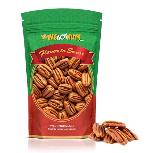 Two Pounds Of Pecans Raw, Whole, Shelled, Raw, Natural, No Preservatives Added, Non-GMO, NO PPO, 100% Natural We Got Nut