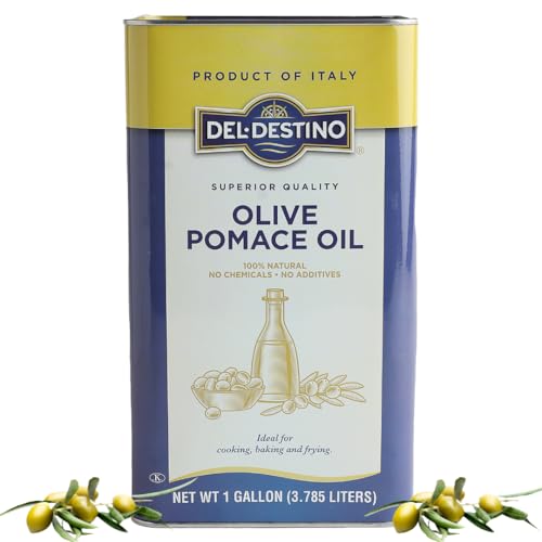 Del Destino Pomace Oil, Milder Olive Taste, Product of Italy - 1 Gallon Tin