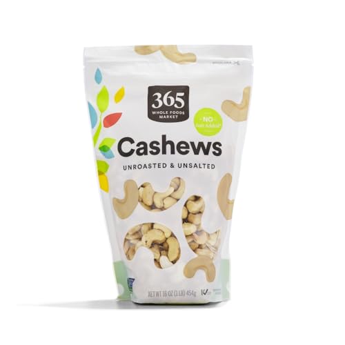 365 by Whole Foods Market, Raw Cashews, 16 Ounce