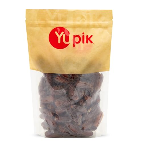 Yupik Deglet Nour Pitted Dates, 2.2 lb (35.2 oz), Whole Dried Fruits, No Pits, No Added Sugar, Cholesterol-free, Source