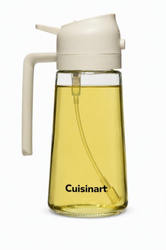 Cuisinart 2‑in‑1 Oil Sprayer & Pourer – Refillable Oil Mister, Controlled Spray or Stream, Ideal for Cooking, Roasting &