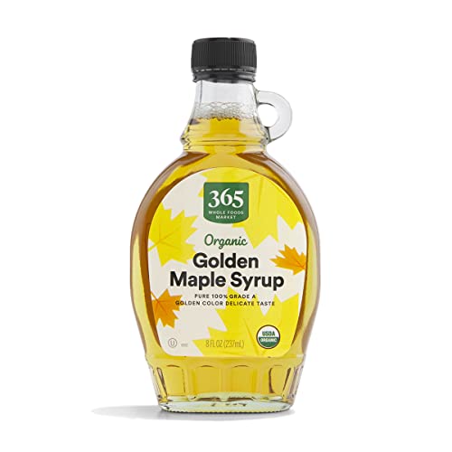 365 by Whole Foods Market, Organic Grade A Golden Color Maple Syrup, 8 Fl Oz