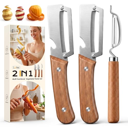 3-Pack Multi-Functional Vegetable Peeler for Kitchen Fruit Potato