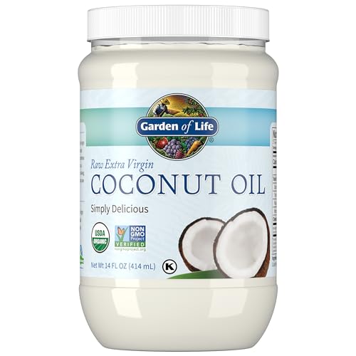 Raw Organic Extra Virgin Coconut Oil (14 Fluid Ounces)