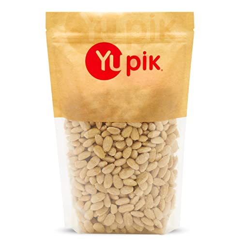 Yupik Whole Blanched California Almonds, 2.2 lb, Skinless, Unsalted, Gluten-Free, Kosher, Raw, Good Source Of Protein, F