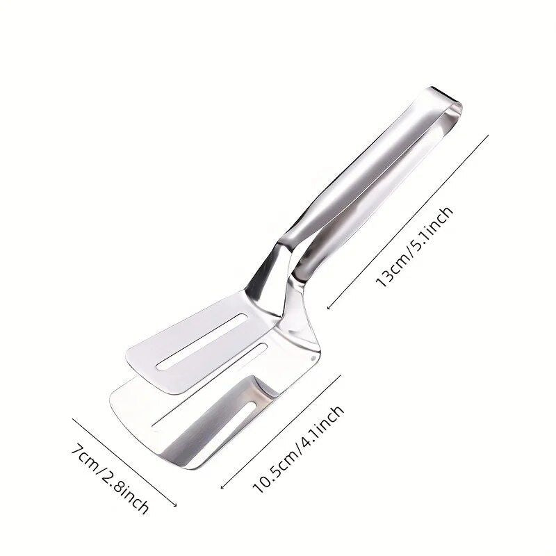 Versatile Stainless Steel Kitchen Tongs