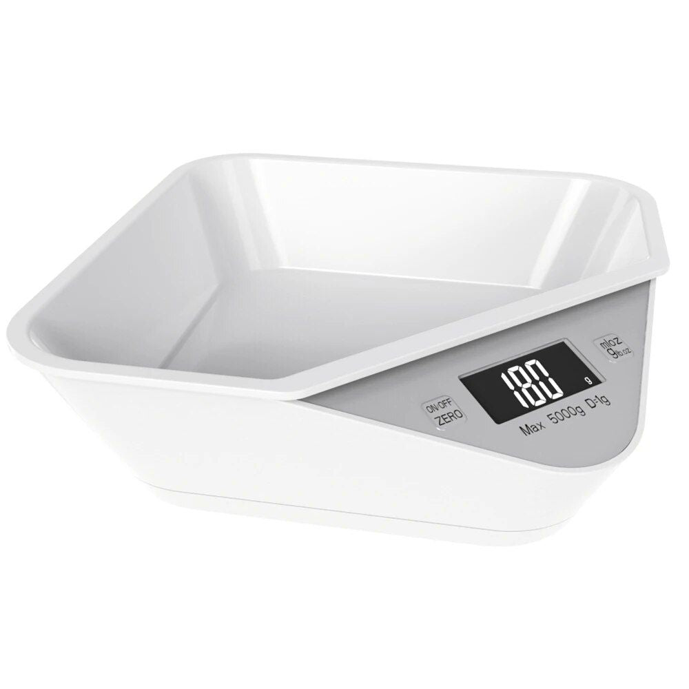 Smart Digital Kitchen & Pet Food Scale with LED Display