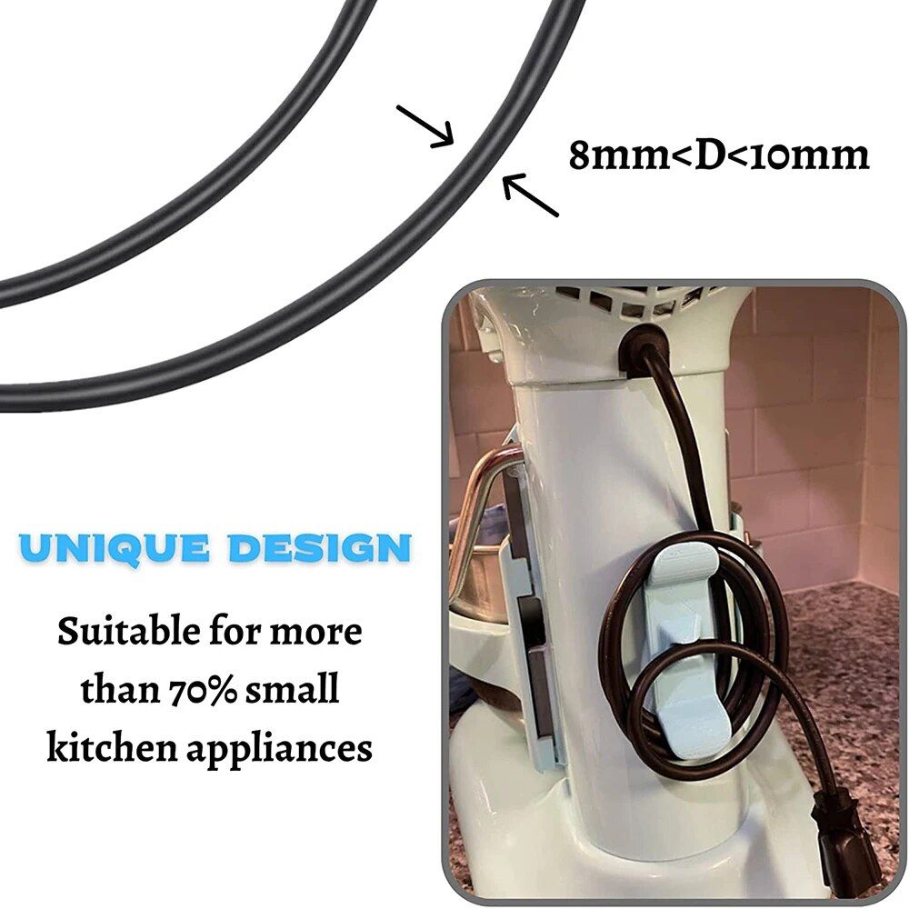 Multi-Purpose Kitchen Cord Organizer for Appliances