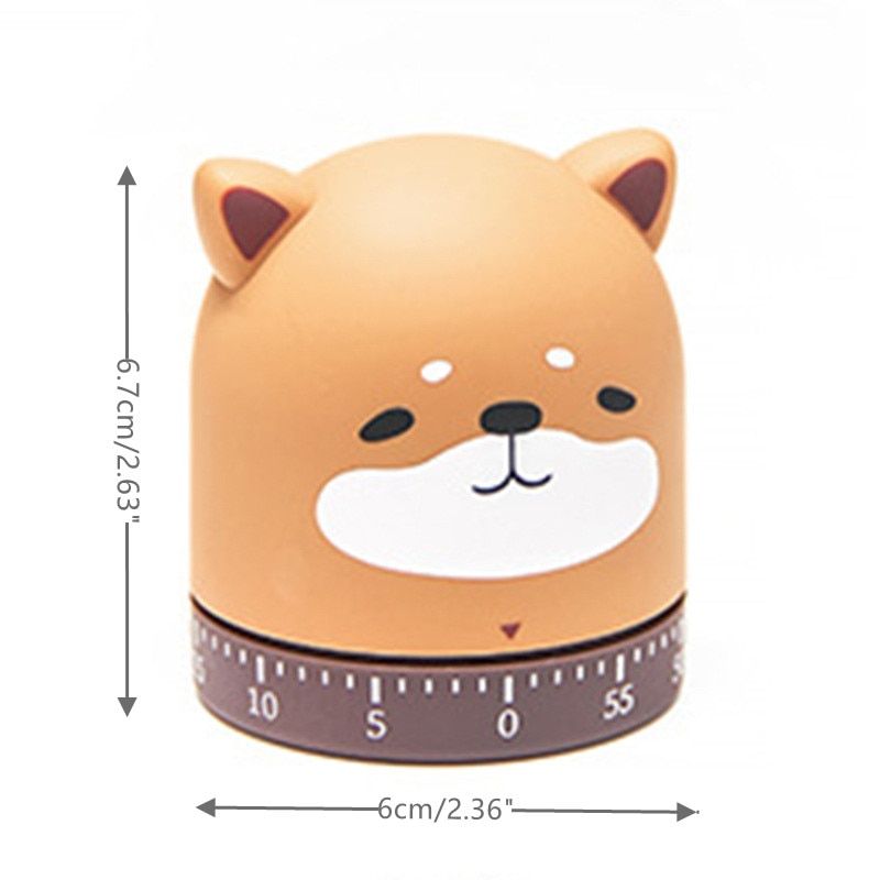 Cute Cartoon Animal Kitchen Timer - Fun Cooking Countdown Clock