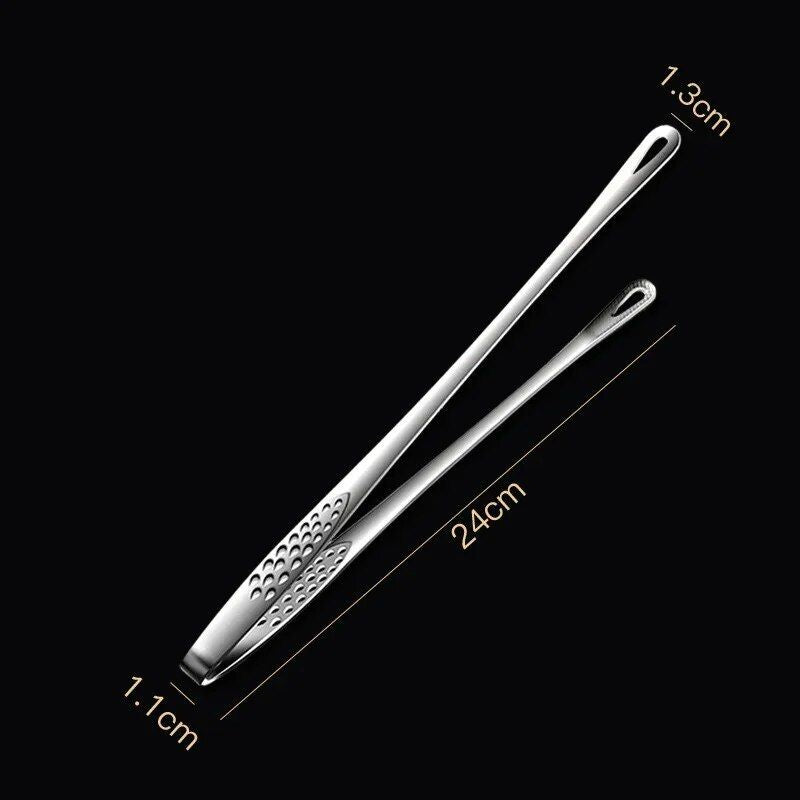 Versatile Stainless Steel Kitchen Tongs