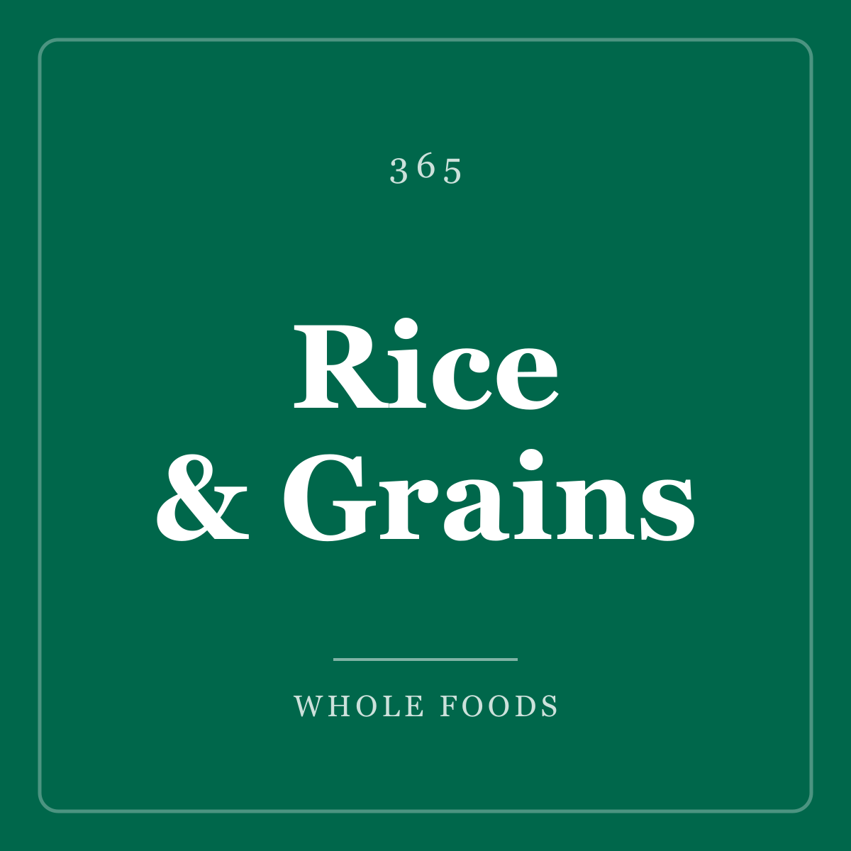 Rice & Grains