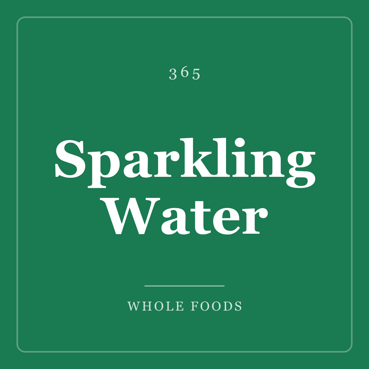 Sparkling Water