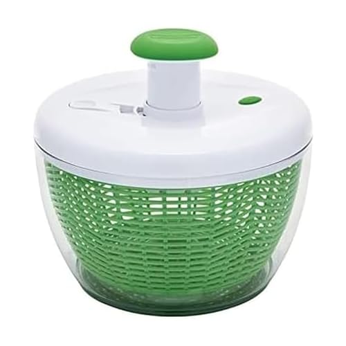 Farberware Easy to use pro Pump Spinner with Bowl, Colander and Built in draining System for Fresh, Crisp, Clean Salad a