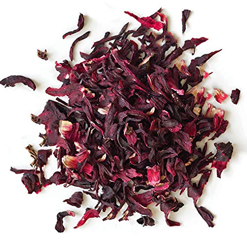 Organic Hibiscus Flowers - 1 lb (16oz) - Herbal Tea - 100% Certified Organic - Flor de Jamaica - Agua Frescas - EarthWis