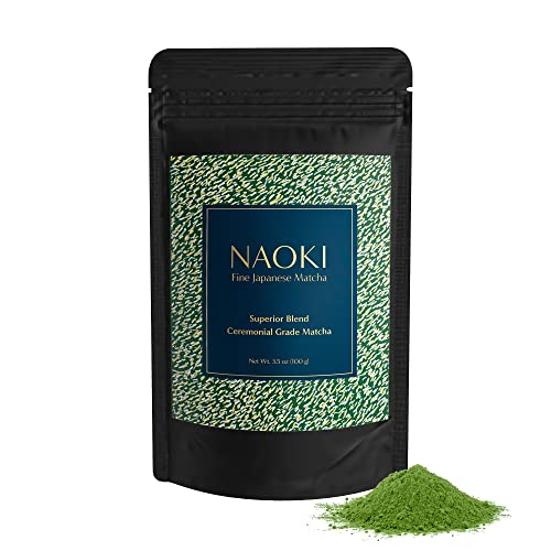 Naoki Matcha Superior Ceremonial Blend – Authentic Japanese First Harvest Ceremonial Grade Matcha Green Tea Powder from 