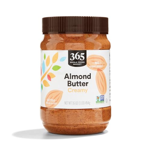 365 by Whole Foods Market, Creamy Almond Butter, 16 Ounce