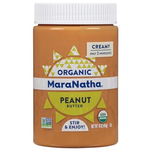 MaraNatha Organic Creamy Peanut Butter, 16 Ounce Jar