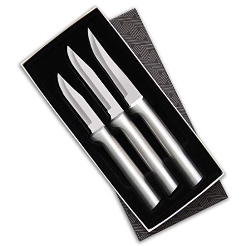 Rada Cutlery Paring Knife Galore Gift Set (S01), 3-Piece Knife Set, Stainless Steel Blades, Sliver Handle