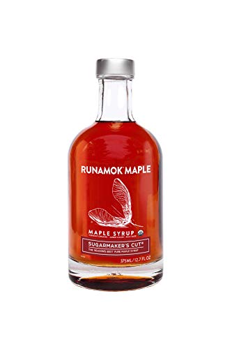 Runamok Maple Syrup Organic Sugarmaker's Cut - Grade A Vermont Maple Syrup, Amber Color, Rich Taste | Pure Organic Maple