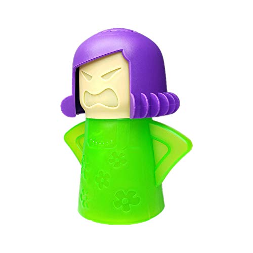 Angry Mama Microwave Oven Steam Cleaner, Angry Mom Microwave Cleaner, Just Add Vinegar and Water, Cut Cleaning Time by H