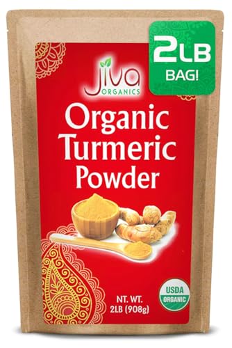 Organic Turmeric Powder 2 LB Bulk Bag - Lab Tested, 100% Raw with Curcumin, Reports Available, Pure, USDA Organic & Non-