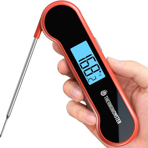 0.5 Sec Instant Read Meat Thermometer Digital with ±0.5℉ Precision, Food Thermometer for Cooking Kitchen Gadgets, Oven G