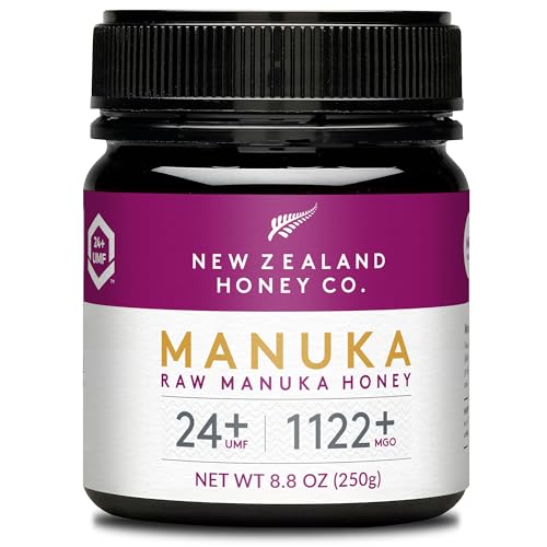 New Zealand Honey Co. Raw Manuka Honey UMF 24+ / MGO 1122+ | UMF Certified | 8.8oz | Pure Raw Honey