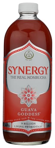 Synergy The Real Kombucha, Guava Goddess - 48oz