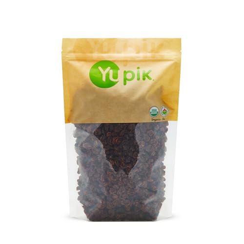 Yupik Organic California Flame Raisins, 2.2 lb (35.2 oz), Kosher, Non-GMO, Vegan, Whole Dried Fruits, Naturally Sweet, N