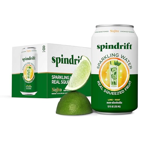 Spindrift, Sparkling Water, Nojito, 12 oz, (pack of 8)