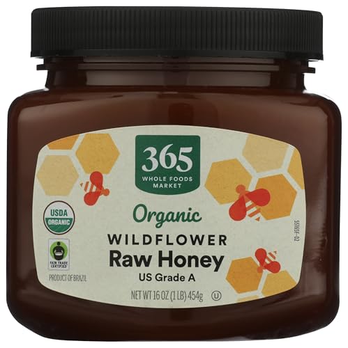 365 by Whole Foods Market Organic Raw Wildflower Honey, 16 OZ