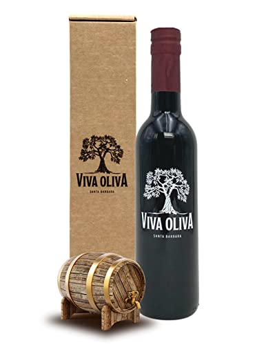 Viva Oliva 18 Year Traditional Balsamic Vinegar - 375ml (12.7oz) - Premium Quality - 100% Natural - Barrel Aged Gourmet 