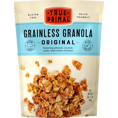True Primal Grainless Granola Original. Made with honey. Gluten free. Grain free. (formerly Steve's PaleoGoods PaleoKrun
