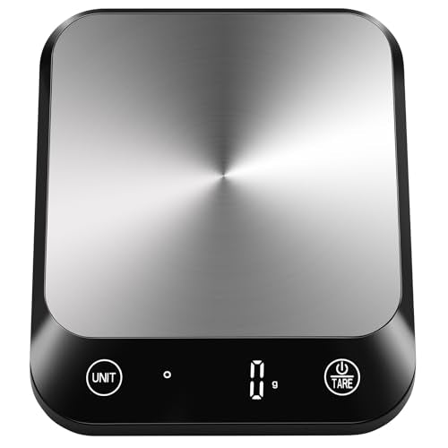 Vitafit 22lb Digital Food Kitchen Scale, High Accuracy Assured by Weighing Professional Factory Since 2001, Weight Loss,