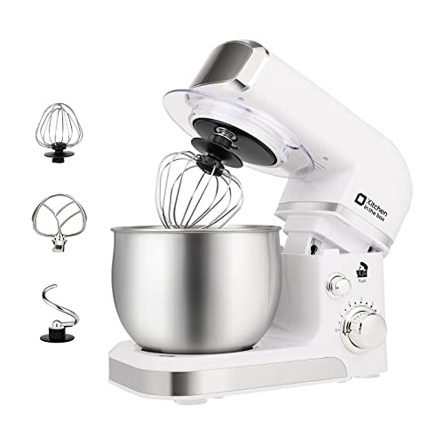Kitchen in the box Stand Mixer,3.2Qt Mini Electric Food Mixer,6 Speeds Portable Lightweight Kitchen Mixer for Daily Use 