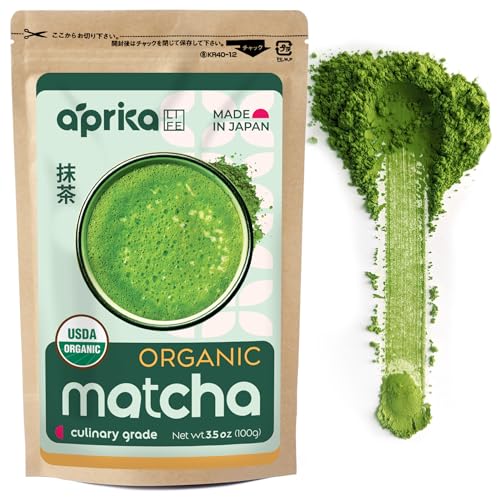 Matcha Powder, Japanese USDA and JAS Organic Matcha Green Tea Powder, Culinary Grade 2nd Harvest, Unsweetened, Perfect f