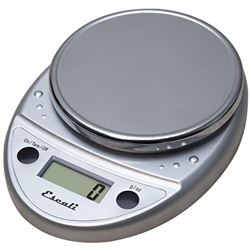 Escali Primo Digital Food Scale Multi-Functional Kitchen Scale and Baking Scale for Precise Weight Measuring and Portion