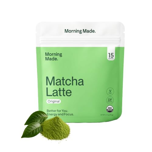 Morning Made Original Ceremonial Grade Matcha Powder - USDA Organic Japanese Green Tea Matcha Powder from Uji Japan - Ve