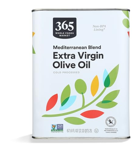 365 by Whole Foods Market, Mediterranean Blend Extra Virgin Olive Oil, 67.6 Fl Oz