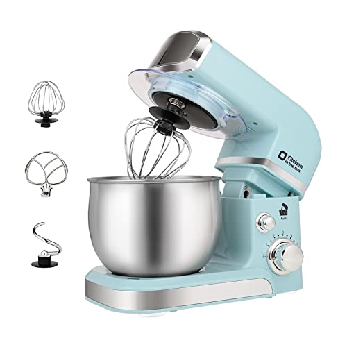 Kitchen in the box Stand Mixer,3.2Qt Small Electric Food Mixer,6 Speeds Portable Lightweight Kitchen Mixer for Daily Use