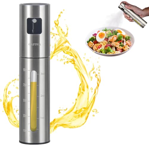 Gafiwa Advanced Olive Oil Sprayer for Cooking, Kitchen Avocado Oil Spray Bottles, Oil Mister Dispenser, 304 Stainless St