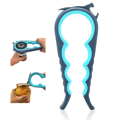 Otstar Jar Opener Bottle Opener and Can Opener for Weak hands, Seniors with Arthritis and Anyone with Low Strength, Muti