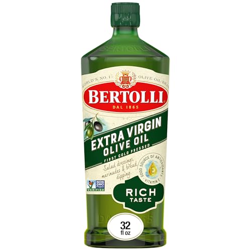 Bertolli Extra Virgin Olive Oil, Rich Taste, First Cold Pressed, Contains Polyphenols, 32.0 fl oz