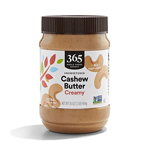 365 by Whole Foods Market, Creamy Cashew Butter, 16 Ounce