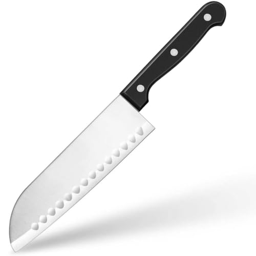 Santoku Knife, 7 Inch Kitchen Knife, Ultra Sharp Chef Knife, Chef's Knife